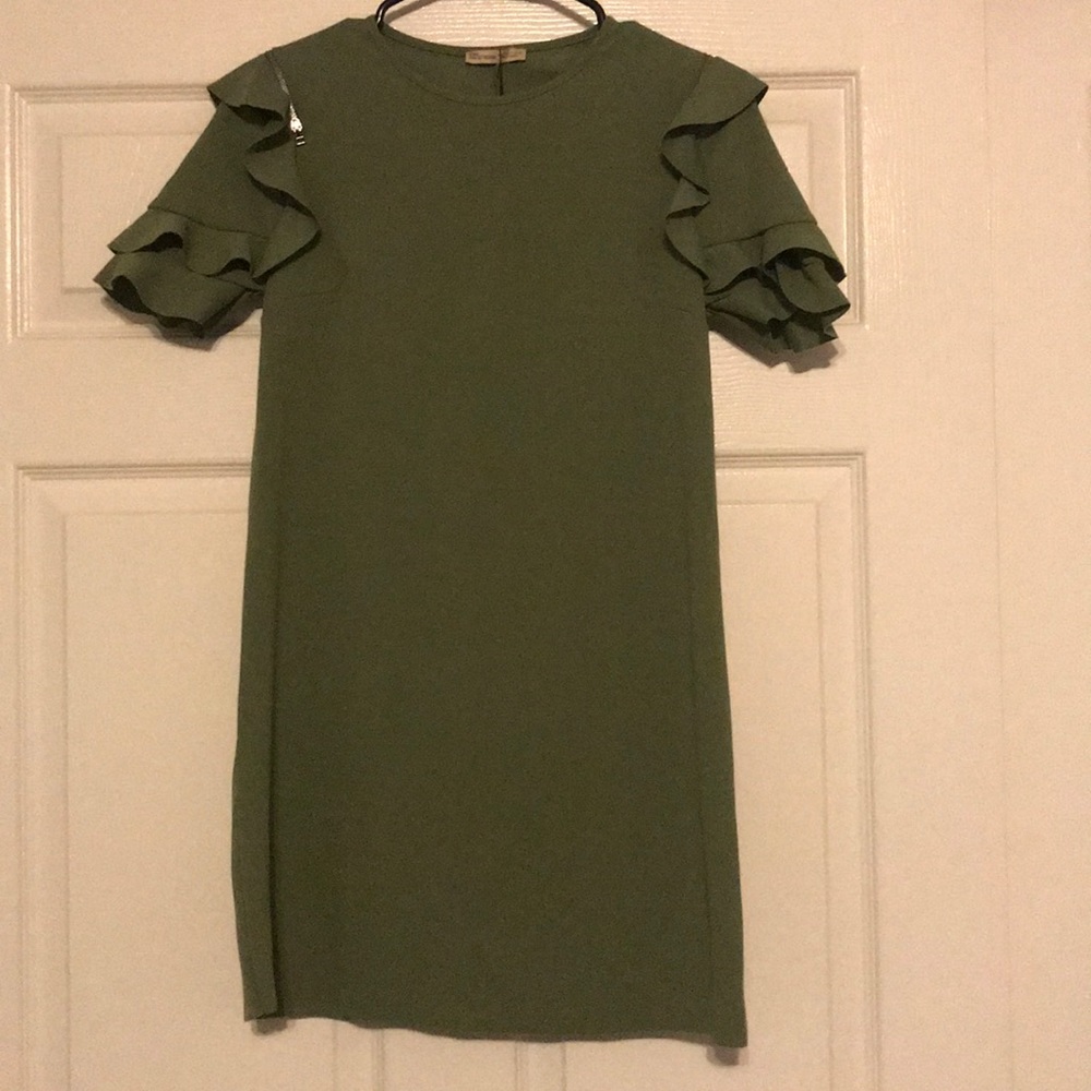 Zara ruffle dress